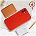 Cover Magsafe Iphone 12 Mini Silicone Flessibile Soft-touch Mag Cover Rossa - Foto miniatura 3