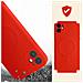 Cover Magsafe Iphone 12 Mini Silicone Flessibile Soft-touch Mag Cover Rossa - Foto miniatura 5