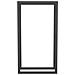 Portalegna Nero Opaco 50x28x94 cm Acciaio - Foto miniatura 5