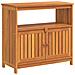 Tavolo Consolle Da Giardino 80x35x75 Cm Legno Massello Acacia - Foto miniatura 2