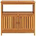 Tavolo Consolle Da Giardino 80x35x75 Cm Legno Massello Acacia - Foto miniatura 3