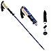 Bastone Da Trekking In 5 Sezioni Con Lunghezza Regolabile Blue - Foto miniatura 9
