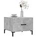 Tavolini Salotto 2pz Grigio Cemento 50x50x40 Legno Multistrato - Foto miniatura 3