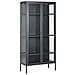 Vetrina Metallo Nero 176 Cm Harty - Foto miniatura 2