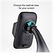 Supporto Auto Per Smartphone Con Fissaggio Par Ventosa, Nero - Foto miniatura 4