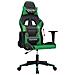 Sedia da Gaming Nera e Verde in Similpelle - Foto miniatura 10