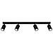Lampada A Soffitto Karbon 4l Nero Sl. 1584 - Minimalista Lampada Da Soffitto Nero 16.5x81x6.5 Cm - Foto miniatura 1