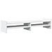 Supporto Per Monitor Bianco 100x27x20 Cm In Legno Multistrato - Foto miniatura 2