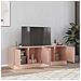 Mobili Tv 2 Pz Rosso 67x39x44 Cm In Acciaio - Foto miniatura 1