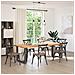 Gambe Tavolo Pranzo A T 2pz Antracite 70x35x(72-73) Cm Acciaio - Foto miniatura 2