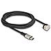 Cavo dati e cavo di ricarica USB Type-C per Lightning per iPhone e iPad angolata a 180° 2 m MFi - Foto miniatura 2