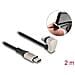 Cavo dati e cavo di ricarica USB Type-C per Lightning per iPhone e iPad angolata a 180° 2 m MFi - Foto miniatura 3