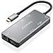 ASUC-9P018-GR replicatore di porte e docking station per laptop Cablato USB 3.2 Gen 1 (3.1 Gen 1) Type-C Grigio - Foto miniatura 1