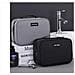 Elegante Beauty Case Da Viaggio In Pelle Pu Per Uomo Grey - Foto miniatura 6