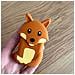 Portamonete Senza Contatto Design Volpe Per Bambino Con Cover In Silicone, Arancione - Foto miniatura 4