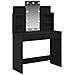 Toeletta  con luci LED Nero Rovere 96x40x142 cm - Foto miniatura 1
