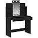 Toeletta  con luci LED Nero Rovere 96x40x142 cm - Foto miniatura 5