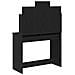 Toeletta  con luci LED Nero Rovere 96x40x142 cm - Foto miniatura 6