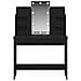 Toeletta  con luci LED Nero Rovere 96x40x142 cm - Foto miniatura 7