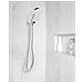 Kit Doccia Con Soffione E Flessibile Aypate Argento - Foto miniatura 1