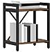 Libreria Rovere fumo 40 x 30 x 48.5 cm Legno multistrato - Foto miniatura 3
