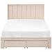 Letto Con Cassetti Contenitori Velluto Lonzac 120 X 200 Cm Beige - Foto miniatura 5