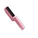 Mini Spazzola Lisciante Portatile Senza Fili Rosa Con 3 Impostazioni Di Temperatura - Foto miniatura 4