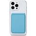 Portafoglio Magnetico Porta Telefono Compatibile Con Apple Magsafe - Custodia Con Supporto In Pelle Pu Blue - Foto miniatura 6