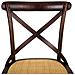 Sgabello In Legno E Seduta In Rattan Marrone 45x53x75/116h - Foto miniatura 7