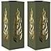 Faro LED solare per sentieri 2 pcs Verde oliva - Foto miniatura 1
