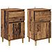 Armadio da Notte 2 pcs Legno vecchio 40 x 35 x 70 cm - Foto miniatura 1