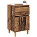 Armadio da Notte 2 pcs Legno vecchio 40 x 35 x 70 cm - Foto miniatura 3