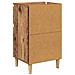 Armadio da Notte 2 pcs Legno vecchio 40 x 35 x 70 cm - Foto miniatura 9