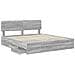 Struttura del letto con cassetto Grigio Sonoma 180 x 200 cm - Foto miniatura 5