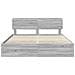 Struttura del letto con cassetto Grigio Sonoma 180 x 200 cm - Foto miniatura 8
