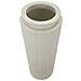 Vaso High Grande Da Pavimento In Magnesio Color Crema - Foto miniatura 3