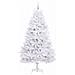 Albero di Natale Artificiale con Rami Pieghevoli Bianco 210 cm - Foto miniatura 4