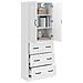 Set di armadi 2 pcs Bianco Lucido 66 x 34,5 x 87 cm - Foto miniatura 2