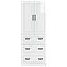 Set di armadi 2 pcs Bianco Lucido 66 x 34,5 x 87 cm - Foto miniatura 4