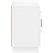 Credenza Bianco Lucido 89 x 34,5 x 57 cm Legno ingegnerizzato - Foto miniatura 5