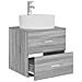 Mobile Lavabo da Parete Sonoma grigio 49,5 x 44,5 x 65 cm - Foto miniatura 2