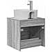 Mobile Lavabo da Parete Sonoma grigio 49,5 x 44,5 x 65 cm - Foto miniatura 4