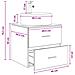 Mobile Lavabo da Parete Sonoma grigio 49,5 x 44,5 x 65 cm - Foto miniatura 7