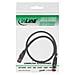 cavo patch per rete dati lan cat. 6, 2x rj45, doppia schermatura sftp (pimf) , halogenfree, colore nero, 5m - Foto miniatura 2
