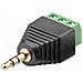IADAP TB3-AU35M - Adattatore Audio 3.5'' Maschio a Terminal Block 3 pin - Foto miniatura 1