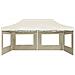 Gazebo Professionale Pieghevole Alluminio con Pareti 6x3m Crema - Foto miniatura 7