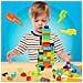 Mega Bloks Junior Costruttori, Secchiello Con 180 Pezzi, Compatibile Con Tutte Le Marche, Giocattolo Per Bambini 2+ Anni, Gjd22 - Foto miniatura 4