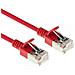 Red 1.5 Meter Lszh U /ftp Cat6a Datacenter Slimline Patch Cable Snagless With Rj45 Connectors (dc7551) - Foto miniatura 1