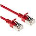Red 1.5 Meter Lszh U /ftp Cat6a Datacenter Slimline Patch Cable Snagless With Rj45 Connectors (dc7551) - Foto miniatura 2