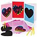 Aw163 Cuore Scratch Art Biglietti Dauguri - Confezione Da 6 Per I Bambini A Fare Personalizzare E Il Giorno Di Di Regalo Per Mamma San Valentino - Foto miniatura 1